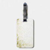 Elegant Gold Gepäckanhänger (Rückseite vertikal)