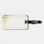 Elegant Gold Gepäckanhänger (Rückseite horizontal)