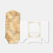 Elegant Gold Gerahmt Script White Wedding Vielen D Geschenkschachtel (Ungefaltet)