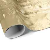 Elegant Gold Glam Geschenkpapier (Rolleneckpunkt)