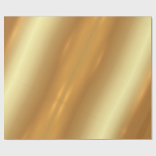 Elegant Gold Glamour Modern Luxury Template Gift Geschenkpapier (Flach)