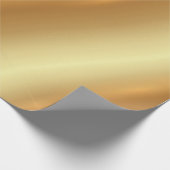 Elegant Gold Glamour Modern Luxury Template Gift Geschenkpapier (Ecke)