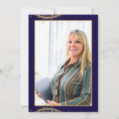 Elegant Gold Glitter Birthday 60th with Balloons Einladung (Rückseite)