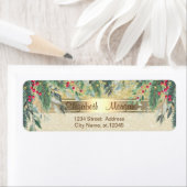 Elegant Gold Glittery Pine Tree Branches Weihnacht (Insitu)