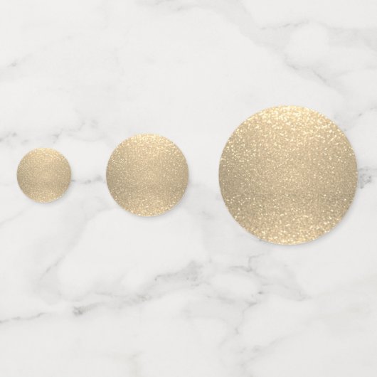 Elegant Gold Glitzer Confetti Konfetti (Vorderseiten)