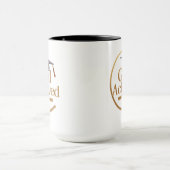 Elegant Gold Grad Tasse (Zentrum)