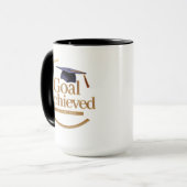 Elegant Gold Grad Tasse (Vorderseite Links)