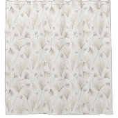 Elegant Gold Gray Duschvorhang (Vorderseite)