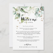 Elegant Gold Greenerity Begrüßungsbrief (Vorderseite)