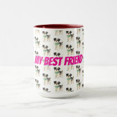 Elegant Gold Grooming Dog Personalized Collection Tasse (Zentrum)