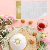 Elegant Gold Hebrew Pessach Handtuch