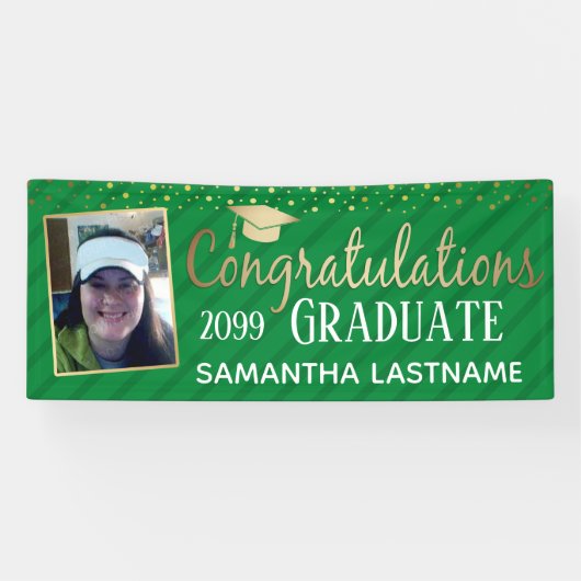 Elegant Gold Herzlichen Glückwunsch Graduate 2022  Banner (Horizontal)