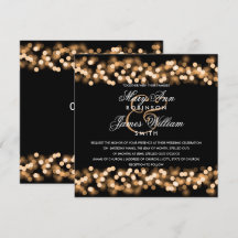 Elegant Gold Hollywood Glam Wedding