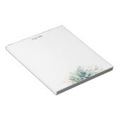 Elegant Gold Leaves Notizblock (angewinkelt)