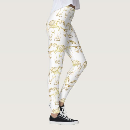Elegant Gold Leggings (Rechts)