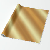 Elegant Gold Look Einfach Frohe Weihnachtsgeschenk Geschenkpapier (Ungerollt)