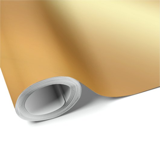 Elegant Gold Look Einfach Frohe Weihnachtsgeschenk Geschenkpapier (Rolleneckpunkt)