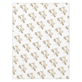 Elegant Gold Look Script glücklich Neues Jahr Tischdecke (Vorderseite)