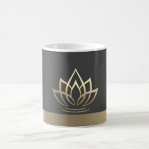 Elegant Gold Lotus, Yoga
