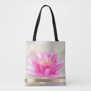 Elegant Gold, Lotus, Yoga Tasche