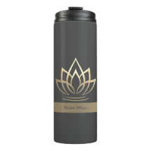 Elegant Gold Lotus, Yoga