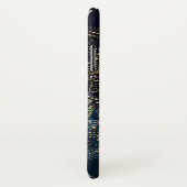 Elegant Gold Mandala Blue Galaxy Case-Mate iPhone Hülle (Hinten/Rechts)