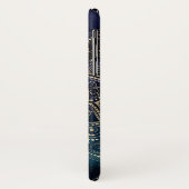 Elegant Gold Mandala Blue Galaxy Case-Mate iPhone Hülle (Hinten/Links)