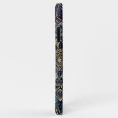 Elegant Gold Mandala Blue Galaxy Case-Mate iPhone Hülle (Hinten/Rechts)