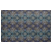 Elegant Gold Mandala Blue Galaxy Stoff (Fat Quarter (45,7 x 55,9 cm))