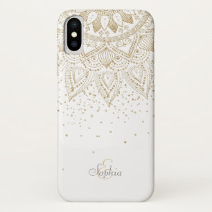Elegant Gold Mandala Confetti Design Case-Mate iPhone Hülle