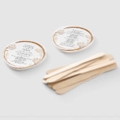 Elegant Gold Marble Blumen Grüne Hand Fan Fächer (Non-assembled)