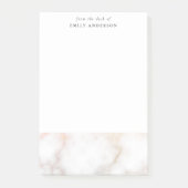 Elegant Gold Marble From the Desk of Post-it Klebezettel (Vorderseite)