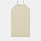 Elegant Gold Marian Monogram Religious Lilies Geschenkanhänger (Rückseite)