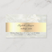 Elegant, Gold, Marmor, Confetti Treuekarte (Rückseite)