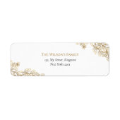 Elegant Gold Merrier Gemeinsam Frohe Weihnachten (Vorne)