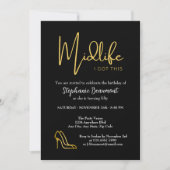 Elegant Gold Midlife Sie haben diesen 50. Geburtst Einladung (Vorderseite)