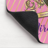 Elegant Gold Monagram Mouse Pad Mousepad (Ecke)