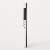 Elegant Gold Monogram Greenery Chic Case-Mate iPhone Hülle (Hinten/Links)