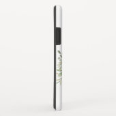 Elegant Gold Monogram Greenery Chic Case-Mate iPhone Hülle (Hinten/Rechts)