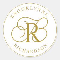 Elegant Gold Monogram