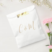Elegant Gold Monogram Wedding Geschenktütchen (Versiegelt)