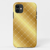 Elegant Gold Muster iPhone Case (Rückseite)