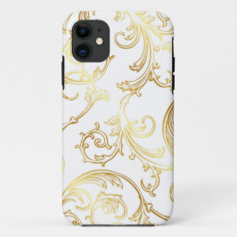 Elegant Gold Muster iPhone Case