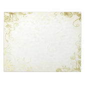 Elegant Gold Notizblock (Vorderseite)
