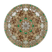 Elegant Gold Ornate Cutting Board Schneidebrett (Vorderseite)