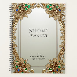 Elegant Gold Ornate Planner Planer
