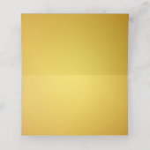 Elegant Gold Pink Red Paisley Indian Hindu Wedding Platzkarte (Innenseite Aufgefaltet)