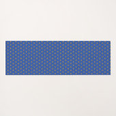 Elegant Gold Polka Dots Yogamatte (Rückseite (Horizontal))