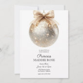 Elegant Gold Princess Birthday Invitation Einladung (Vorderseite)