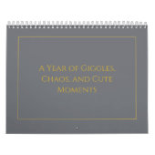 Elegant Gold Quote Calendar 2026 Kalender (Titelbild)